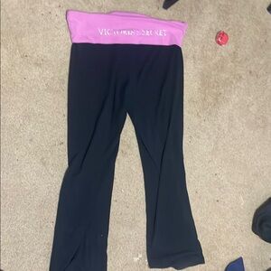 Victoria's Secret women’s Black and Pink Bottoms